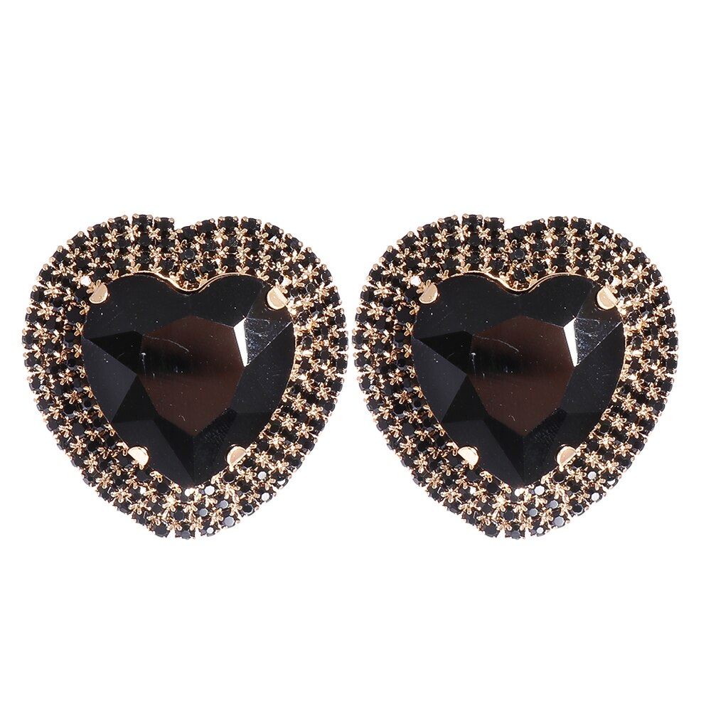 Boucles d'oreilles Cristal Baroque multicolore – Cœur & Mariage
