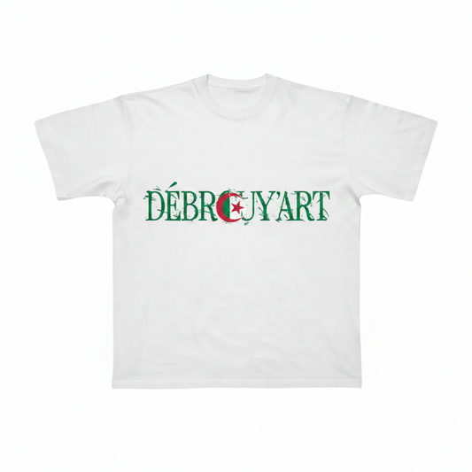 T-Shirt Kids DZ ALGÉRIE Drapeau à l'Honneur 🇩🇿