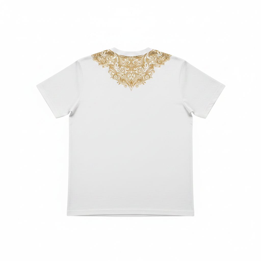 T-shirt blanc verso fond blanc corrigé