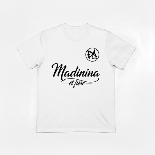 T-Shirt Madinina Blanc écriture noire