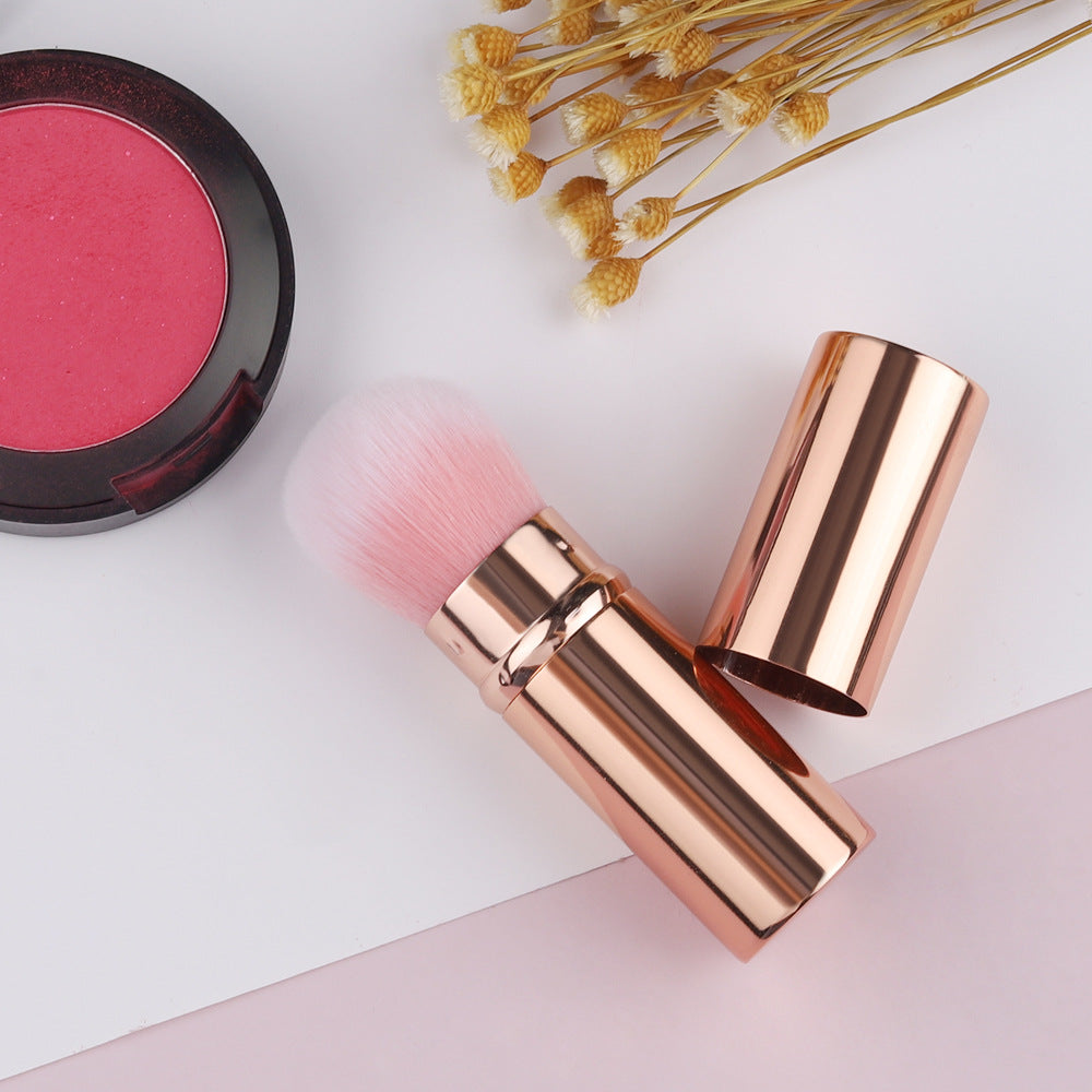 Pinceau Maquillage Télescopique Rétractable – Pinceau Poudre & Blush Portable