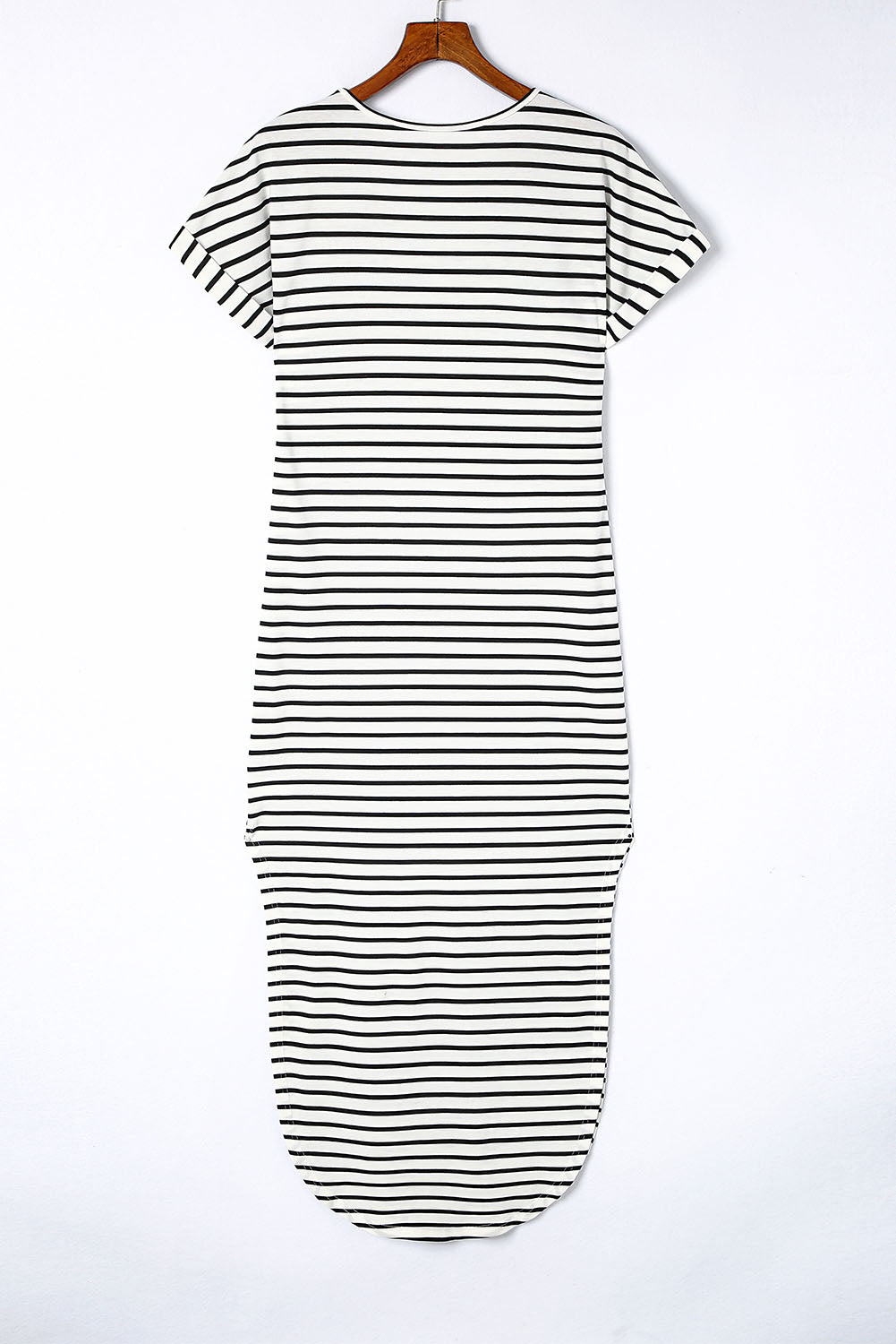 Robe Maxi Rayée Fendue