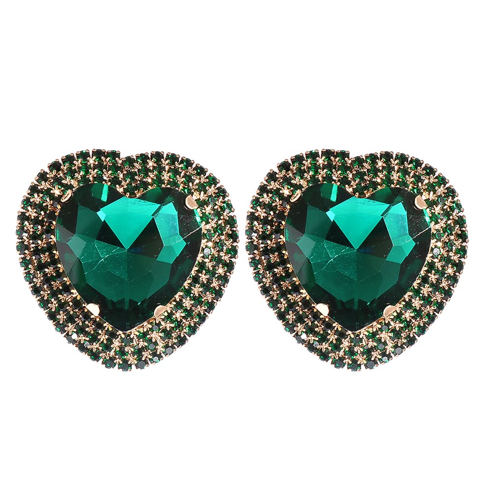 Boucles d'oreilles Cristal Baroque multicolore – Cœur & Mariage