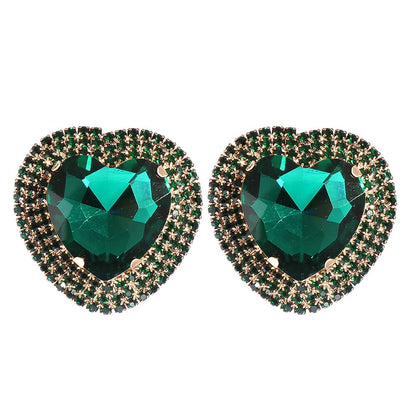 Boucles d'oreilles Cristal Baroque multicolore – Cœur & Mariage