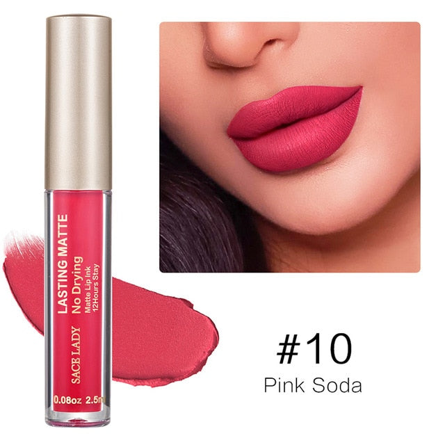 Rouge à Lèvres Liquide Mat  Waterproof