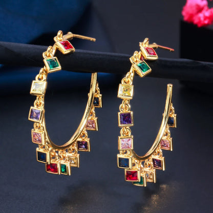 Boucles d'oreilles Tassel  Dorées