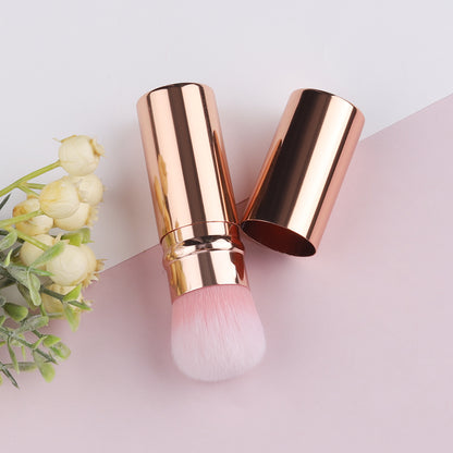 Pinceau Maquillage Télescopique Rétractable – Pinceau Poudre & Blush Portable