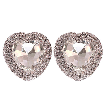 Boucles d'oreilles Cristal Baroque multicolore – Cœur & Mariage