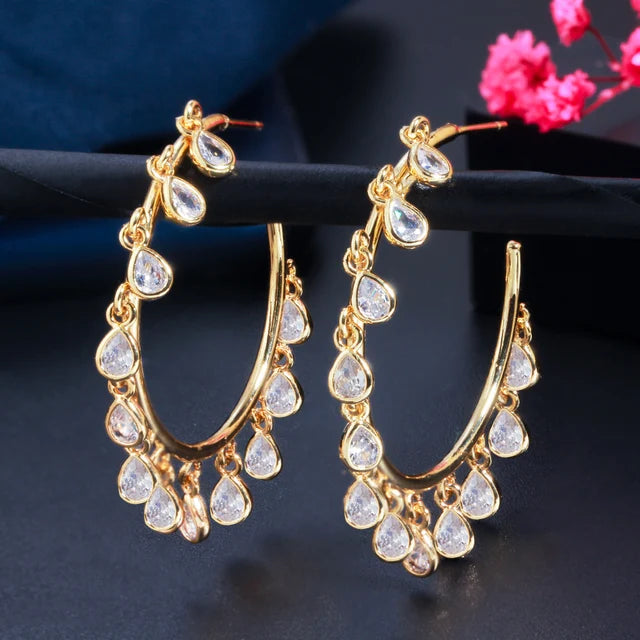 Boucles d'oreilles Tassel  Dorées