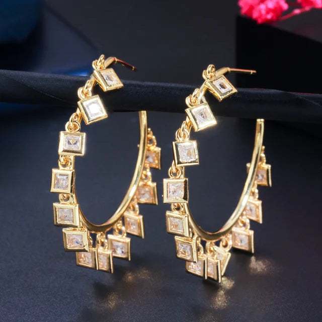 Boucles d'oreilles Tassel  Dorées