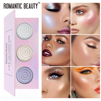 Palette Enlumineur 3 Couleurs Nacré Pailleté