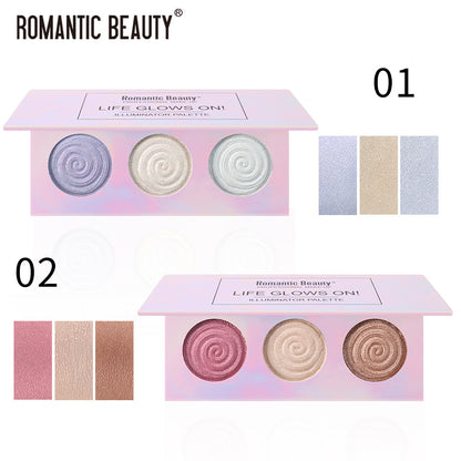 Palette Enlumineur 3 Couleurs Nacré Pailleté