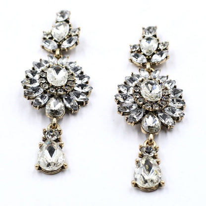 Boucles d'oreilles Cristal – Goutte, Luxe & Éclat, Bijou Femme Tendance