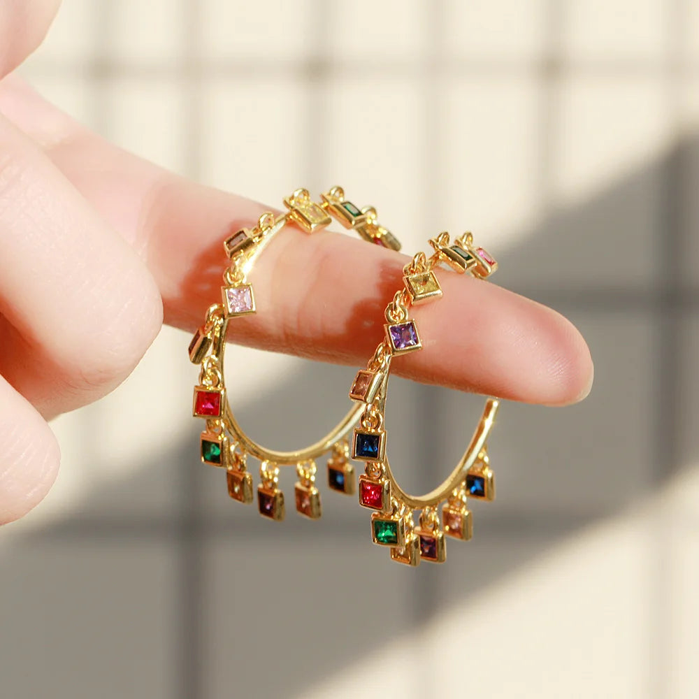 Boucles d'oreilles Tassel  Dorées