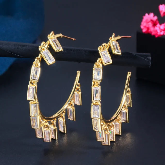 Boucles d'oreilles Tassel  Dorées