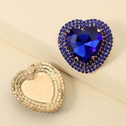Boucles d'oreilles Cristal Baroque multicolore – Cœur & Mariage