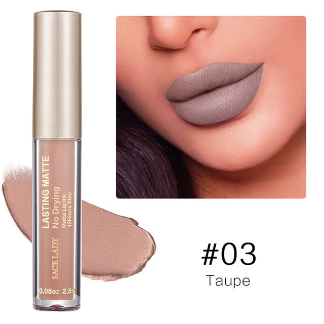 Rouge à Lèvres Liquide Mat  Waterproof