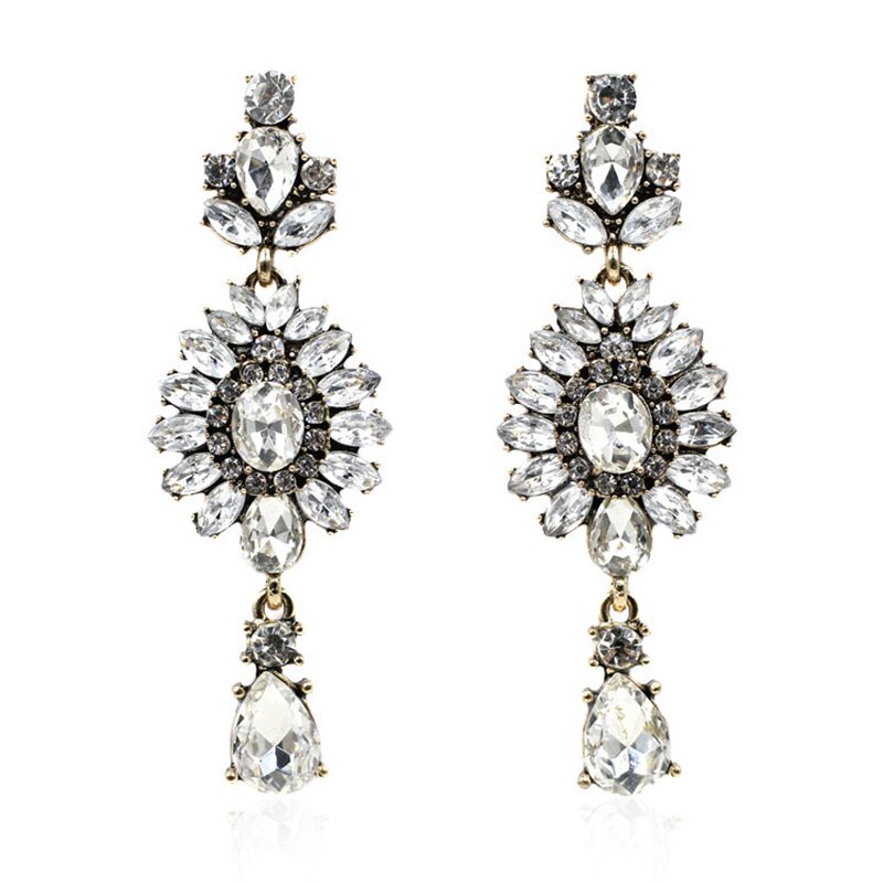 Boucles d'oreilles Cristal – Goutte, Luxe & Éclat, Bijou Femme Tendance