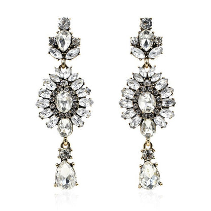 Boucles d'oreilles Cristal – Goutte, Luxe & Éclat, Bijou Femme Tendance