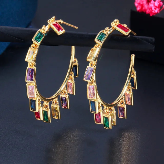 Boucles d'oreilles Tassel  Dorées