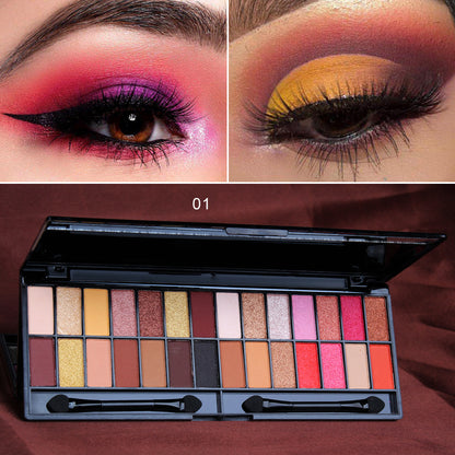Palette Fards à Paupières 28 Couleurs – Mat & Nacré | Maquillage Débutantes