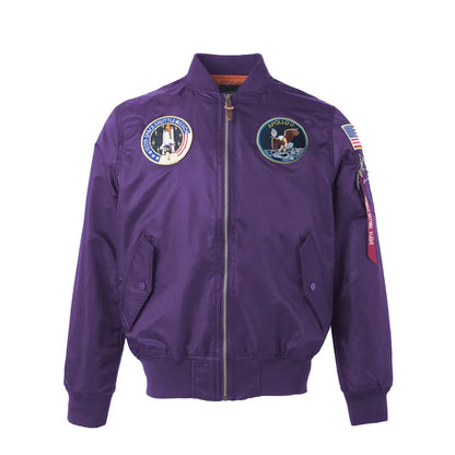 2023 Thin MA-1 hip hop streetwear letterman varsity jacket american college style wholesale baseball bomber flight jacket men