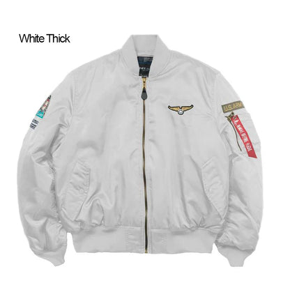Men's Bomber Jacket Casual Fall Winter Military Jacket and Coats Outwear