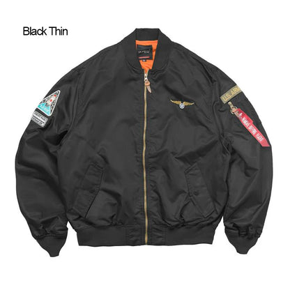 Men's Bomber Jacket Casual Fall Winter Military Jacket and Coats Outwear