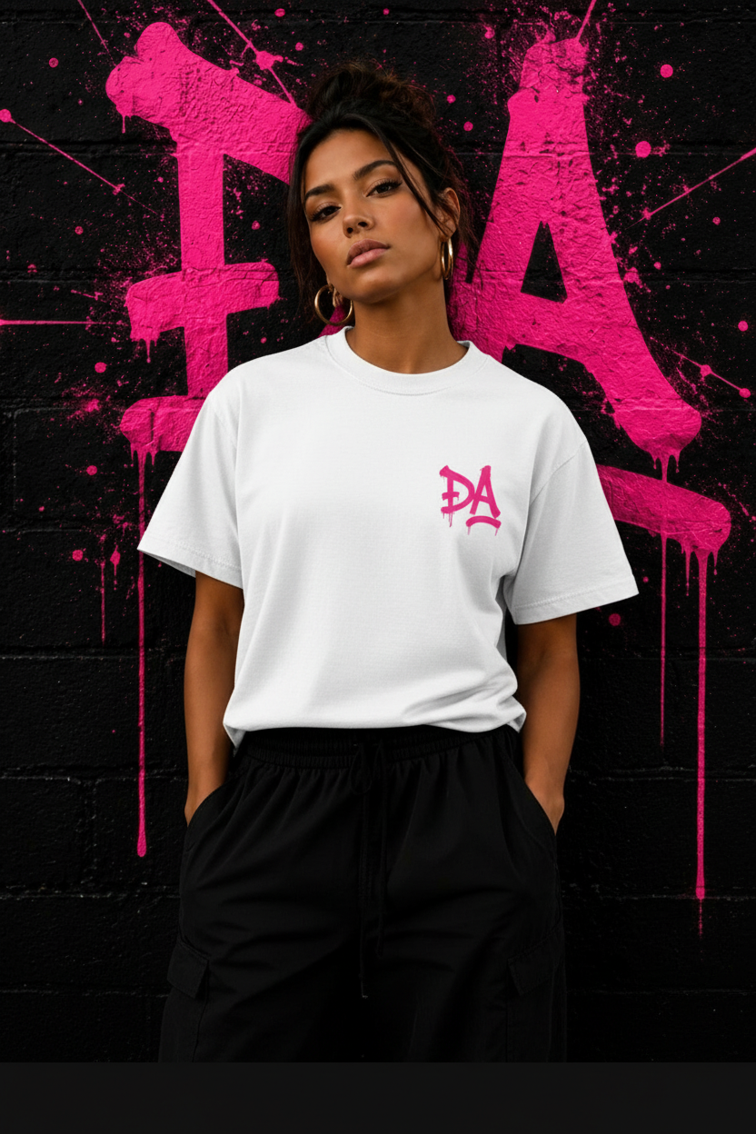 T-Shirt DA Pink White