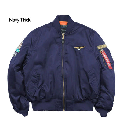 Men's Bomber Jacket Casual Fall Winter Military Jacket and Coats Outwear