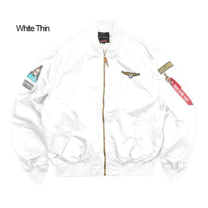 Men's Bomber Jacket Casual Fall Winter Military Jacket and Coats Outwear