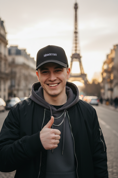 Casquette Débrouy'Art - Mannequin Souriant Paris