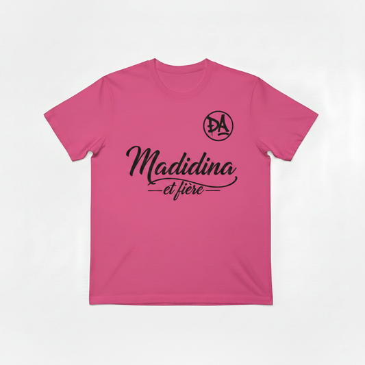 Madidina et Fière - Rose écriture noire