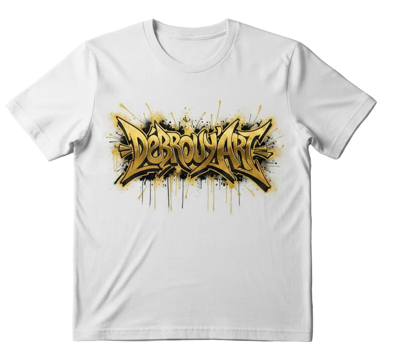 T-Shirt Kids White Gold 🥇