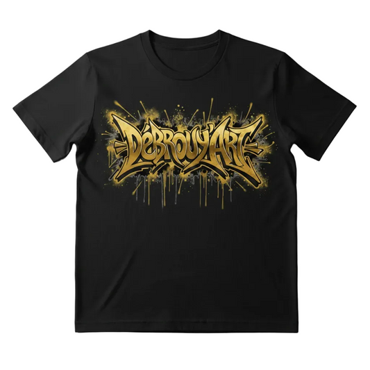 T-Shirt Kids Gold Black🏅