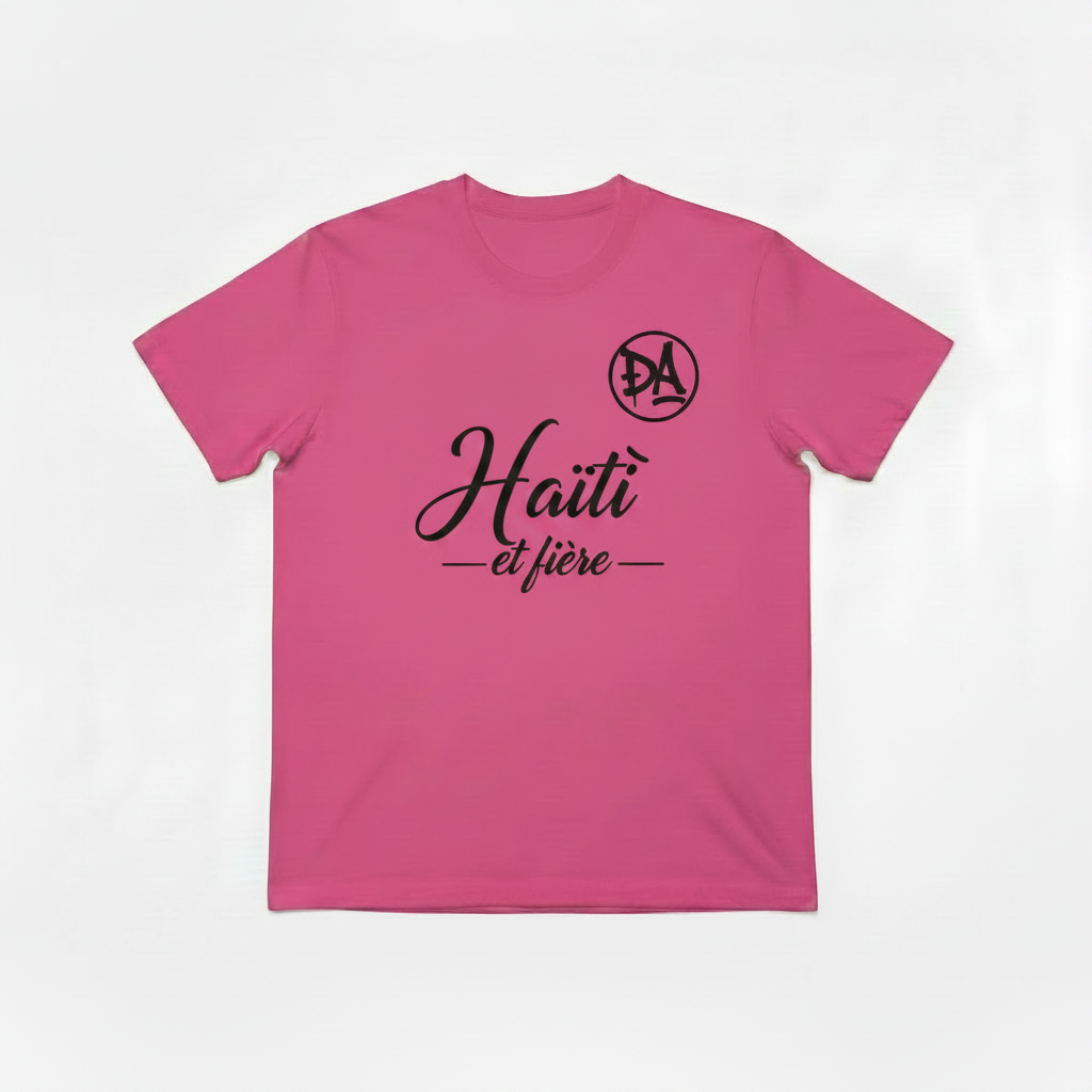 T-shirt Haïti Rose