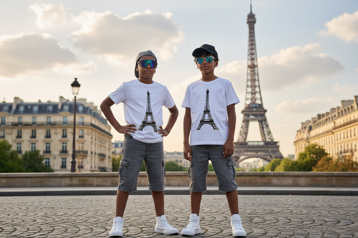T-SHIRT KIDS Débrouy'Art - 2 enfants
